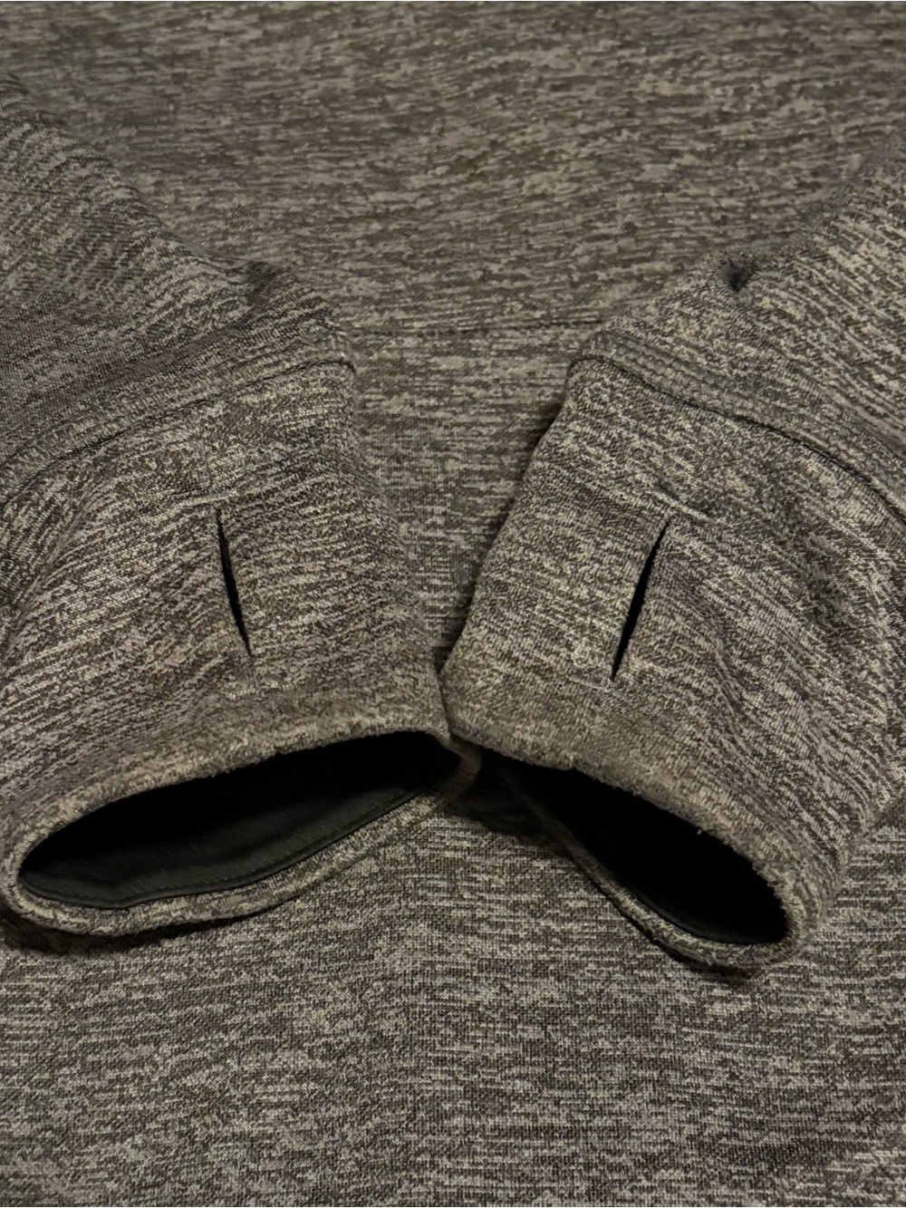 Adidas Men's Climawarm Hoodie Size L Heather Gray Quarter Zip - Picture 5 of 9